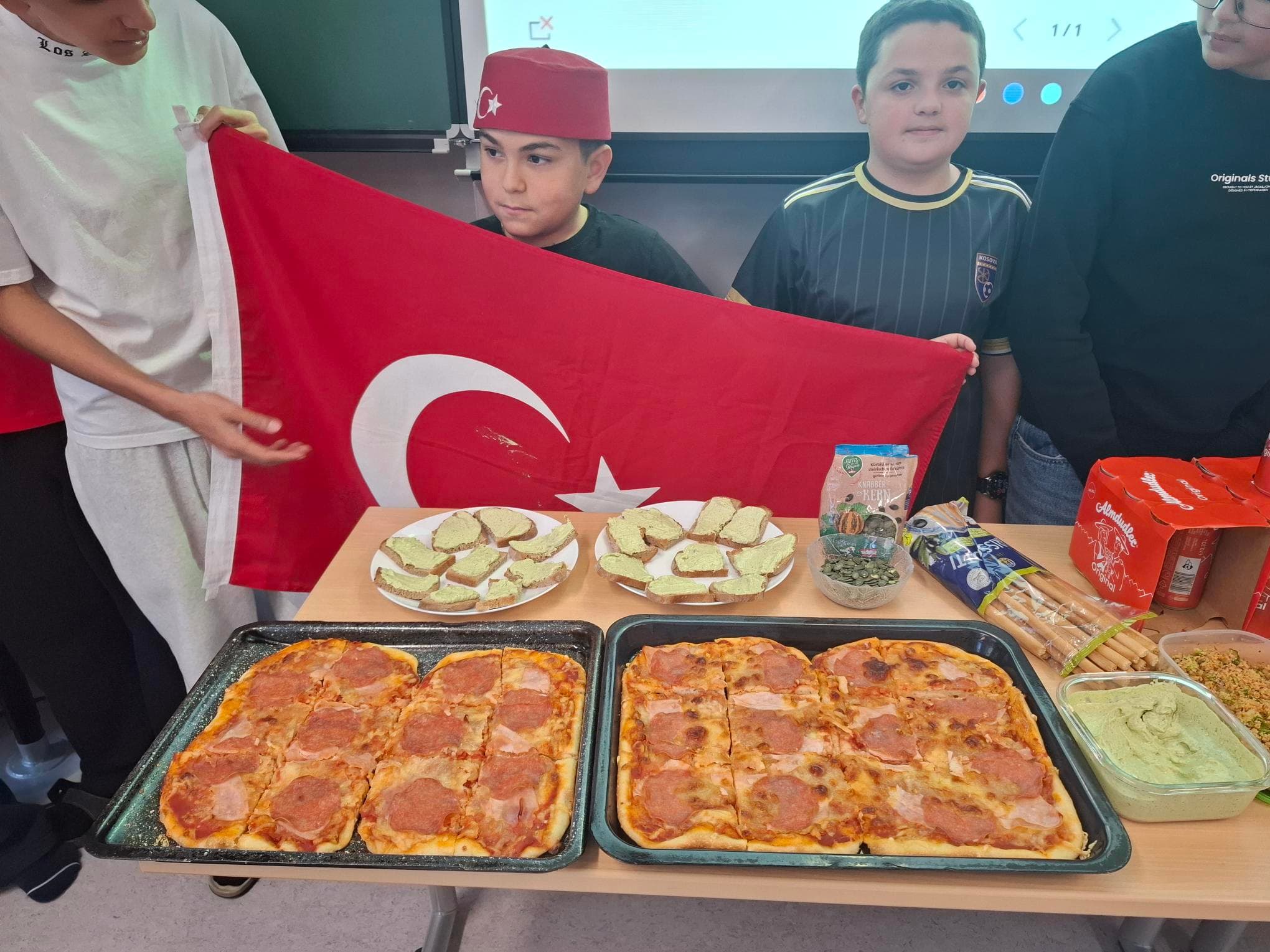 Pizza aus Italien